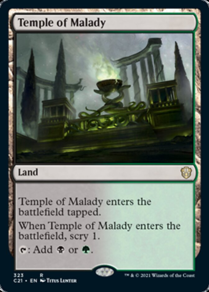 Temple of Malady [Commander 2021] | Black Swamp Games