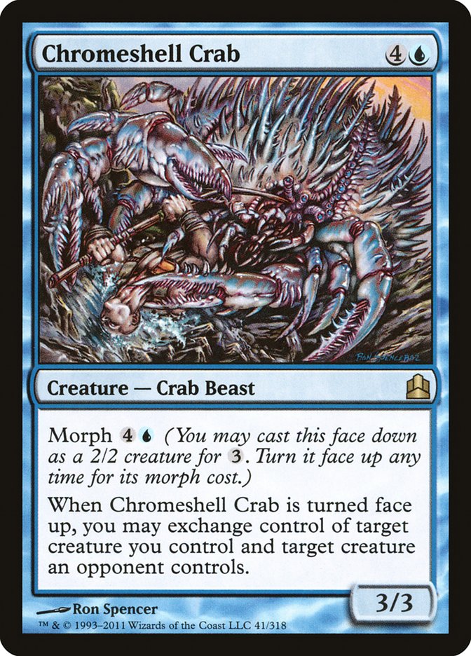 Chromeshell Crab [Commander 2011] | Black Swamp Games