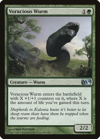 Voracious Wurm [Magic 2014] | Black Swamp Games