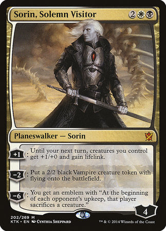 Sorin, Solemn Visitor [Khans of Tarkir] | Black Swamp Games