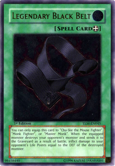 Legendary Black Belt [TLM-EN045] Ultimate Rare | Black Swamp Games