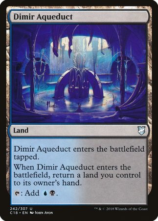 Dimir Aqueduct [Commander 2018] | Black Swamp Games