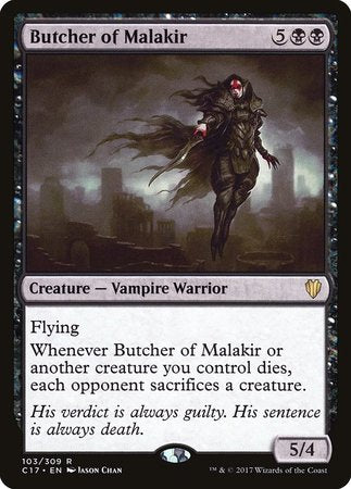 Butcher of Malakir [Commander 2017] | Black Swamp Games