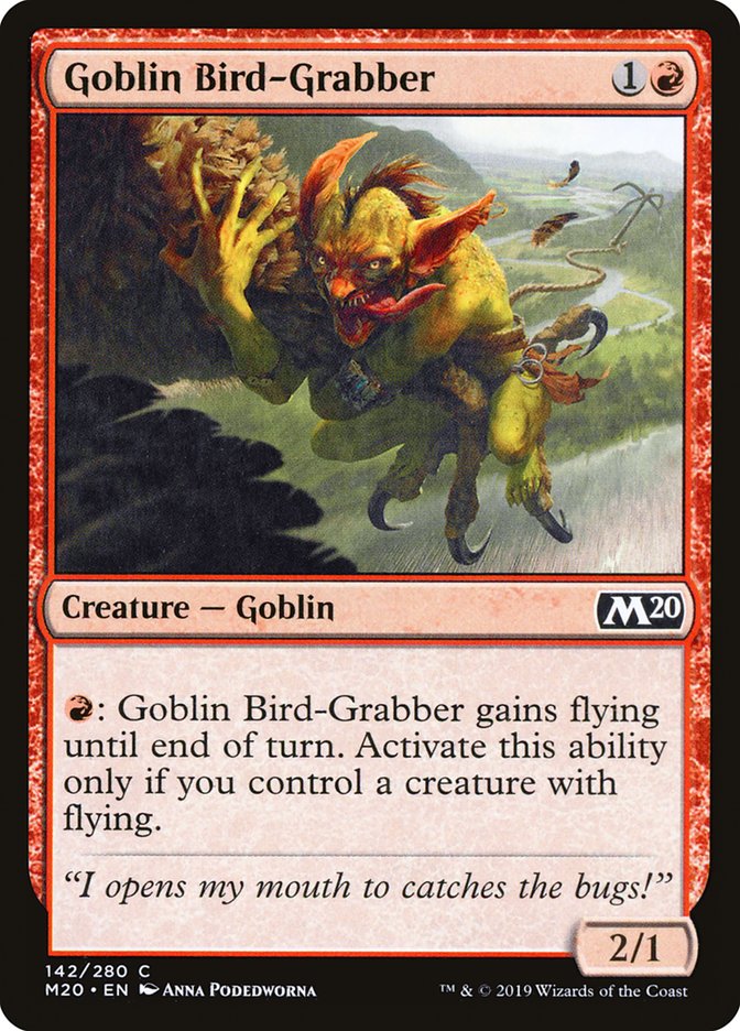 Goblin Bird-Grabber [Core Set 2020] | Black Swamp Games