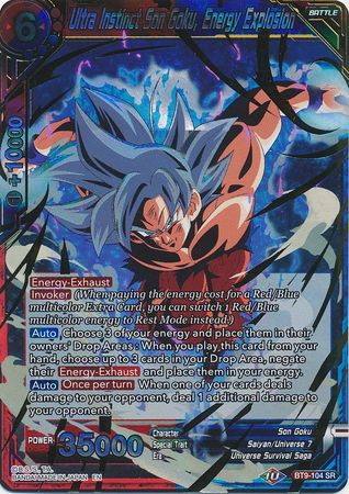 Ultra Instinct Son Goku, Energy Explosion [BT9-104] | Black Swamp Games