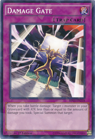Damage Gate [BP03-EN218] Shatterfoil Rare | Black Swamp Games