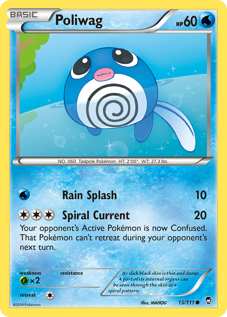 Poliwag (15/111) [XY: Furious Fists] | Black Swamp Games