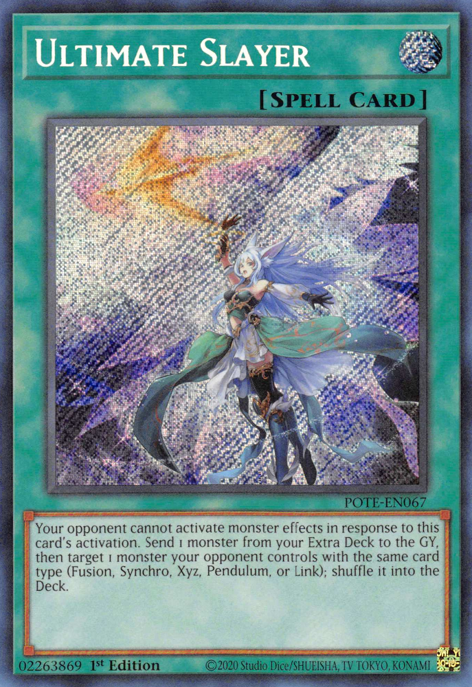 Ultimate Slayer [POTE-EN067] Secret Rare | Black Swamp Games