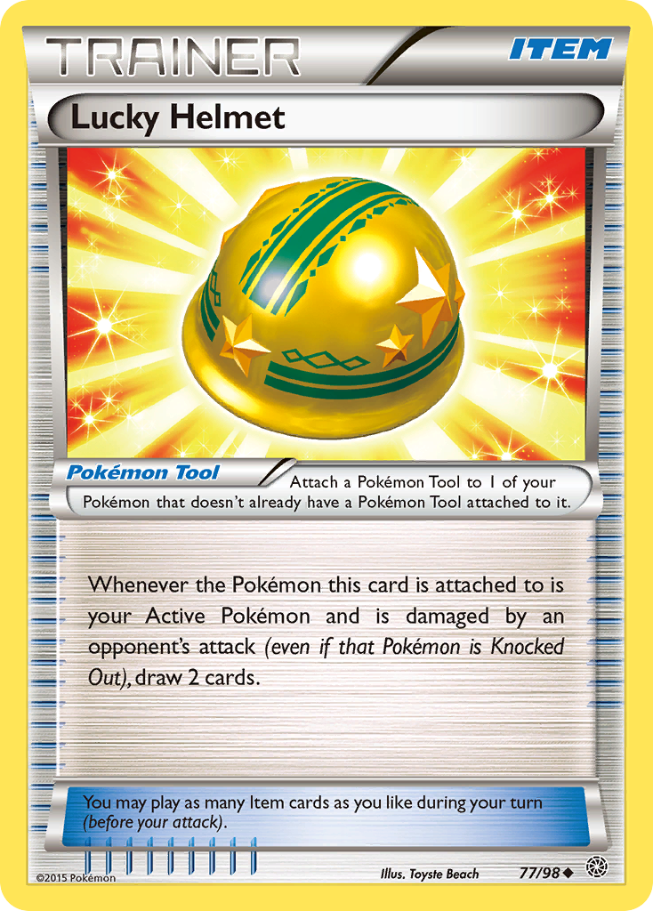 Lucky Helmet (77/98) [XY: Ancient Origins] | Black Swamp Games