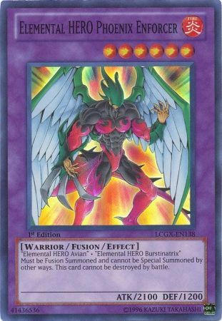 Elemental HERO Phoenix Enforcer [LCGX-EN138] Super Rare | Black Swamp Games