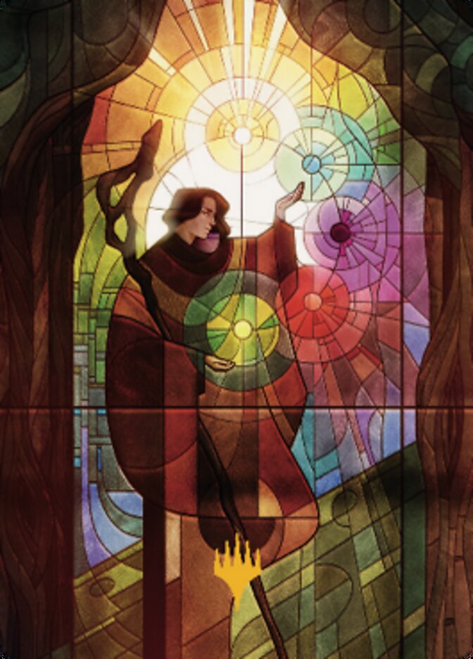 Jodah, the Unifier Art Card (Gold-Stamped Signature) [Dominaria United Art Series] | Black Swamp Games