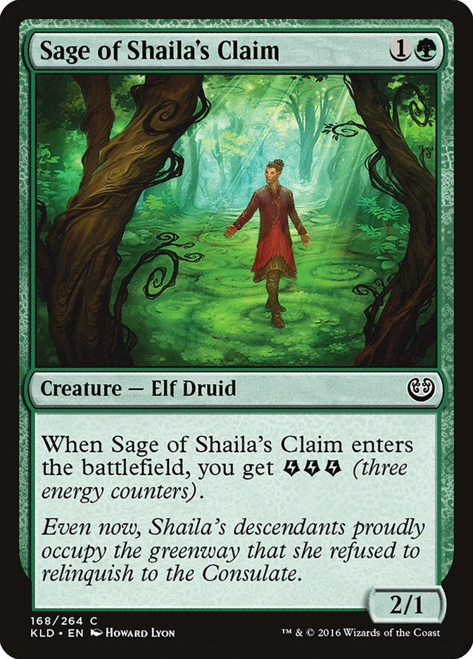 Sage of Shaila's Claim [Kaladesh] | Black Swamp Games