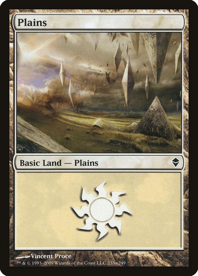 Plains (233a) [Zendikar] | Black Swamp Games