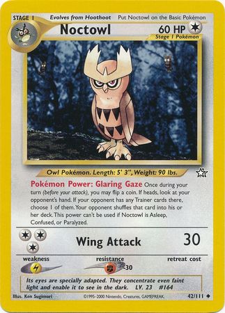 Noctowl (42/111) [Neo Genesis Unlimited] | Black Swamp Games