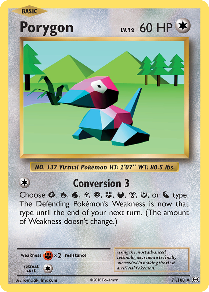 Porygon (71/108) [XY: Evolutions] | Black Swamp Games