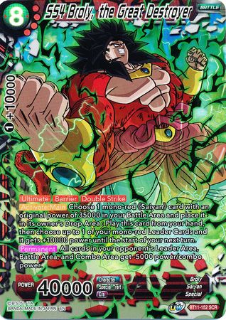 SS4 Broly, the Great Destroyer [BT11-152] | Black Swamp Games