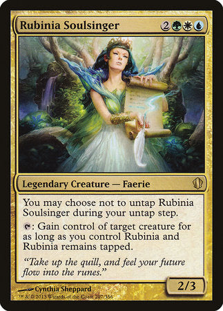 Rubinia Soulsinger [Commander 2013] | Black Swamp Games