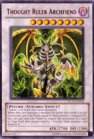 Thought Ruler Archfiend (Red) [DL11-EN014] Rare | Black Swamp Games