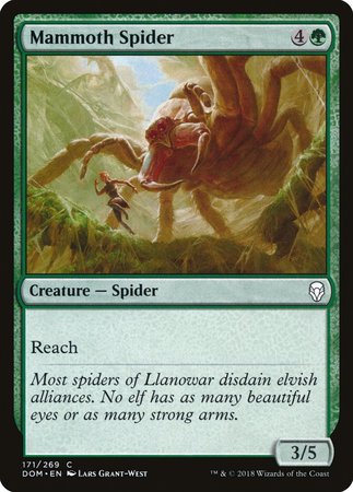 Mammoth Spider [Dominaria] | Black Swamp Games