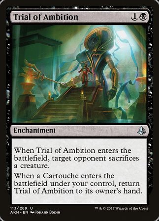 Trial of Ambition [Amonkhet] | Black Swamp Games