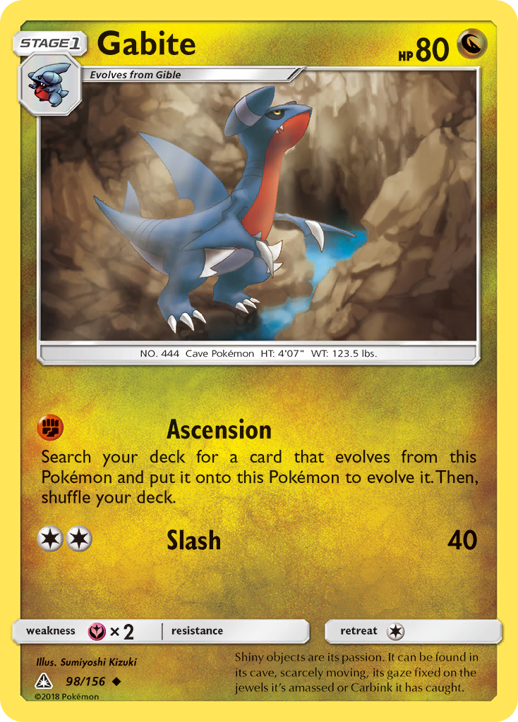 Gabite (98/156) [Sun & Moon: Ultra Prism] | Black Swamp Games