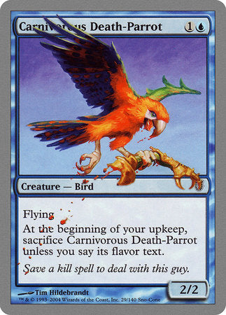 Carnivorous Death-Parrot [Unhinged] | Black Swamp Games