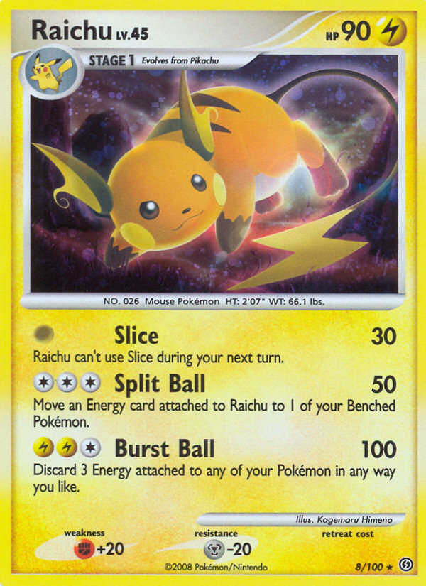 Raichu (8/100) [Diamond & Pearl: Stormfront] | Black Swamp Games