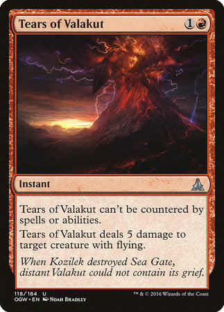 Tears of Valakut [Oath of the Gatewatch] | Black Swamp Games
