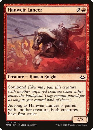 Hanweir Lancer [Modern Masters 2017] | Black Swamp Games