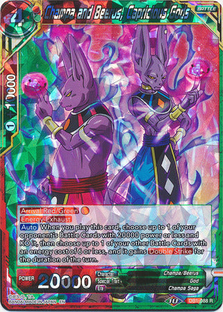 Champa and Beerus, Capricious Gods (DB1-088) [Dragon Brawl] | Black Swamp Games