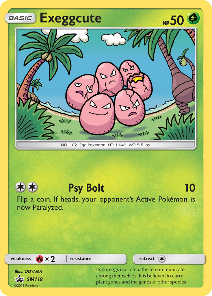 Exeggcute (SM119) [Sun & Moon: Black Star Promos] | Black Swamp Games