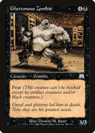 Gluttonous Zombie [Onslaught] | Black Swamp Games