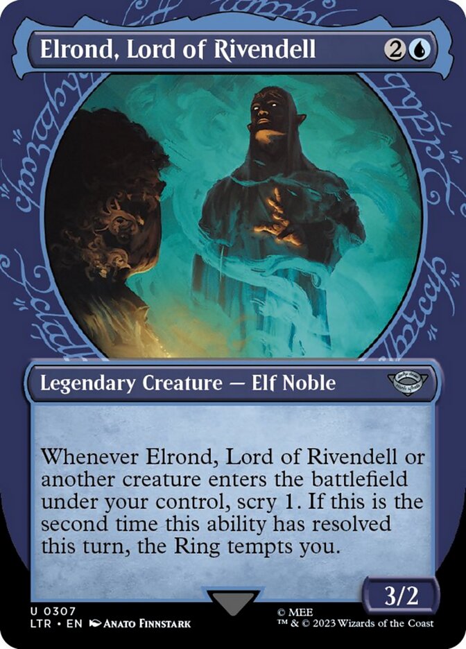 Elrond, Lord of Rivendell (Showcase Ring Frame) [The Lord of the Rings: Tales of Middle-Earth] | Black Swamp Games