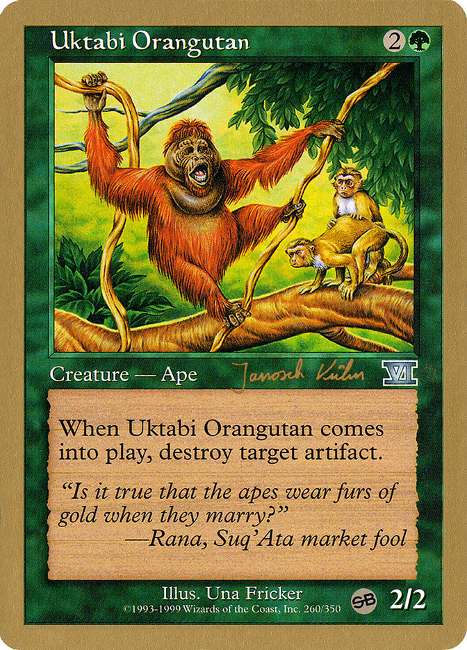 Uktabi Orangutan (Janosch Kuhn) (SB) [World Championship Decks 2000] | Black Swamp Games