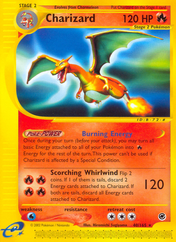 Charizard (40/165) [Expedition: Base Set] | Black Swamp Games