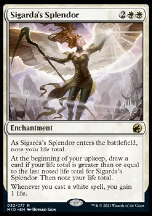 Sigarda's Splendor (Promo Pack) [Innistrad: Midnight Hunt Promos] | Black Swamp Games