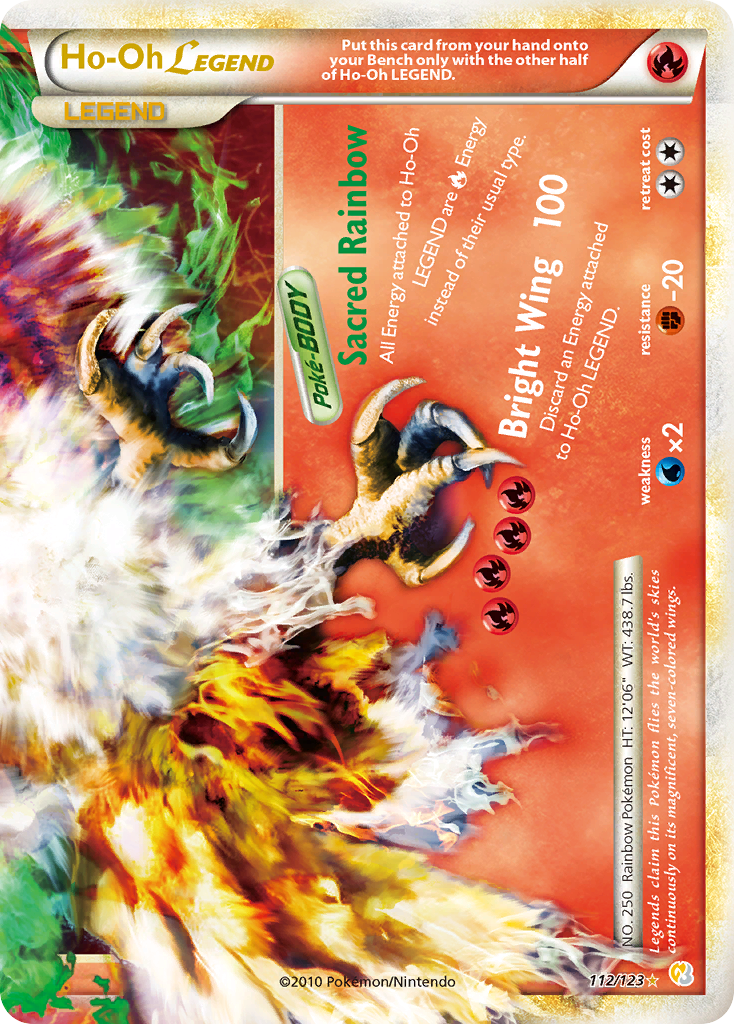 Ho-Oh LEGEND (112/123) [HeartGold & SoulSilver: Base Set] | Black Swamp Games