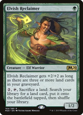 Elvish Reclaimer [Core Set 2020 Promos] | Black Swamp Games