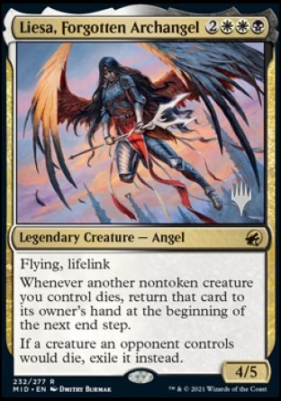 Liesa, Forgotten Archangel (Promo Pack) [Innistrad: Midnight Hunt Promos] | Black Swamp Games