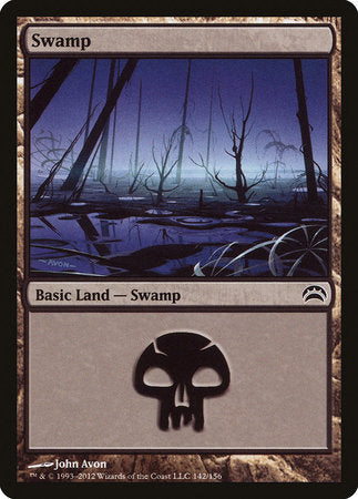 Swamp (142) [Planechase 2012] | Black Swamp Games