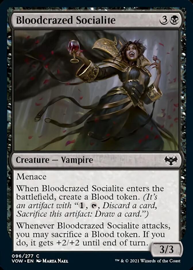 Bloodcrazed Socialite [Innistrad: Crimson Vow] | Black Swamp Games