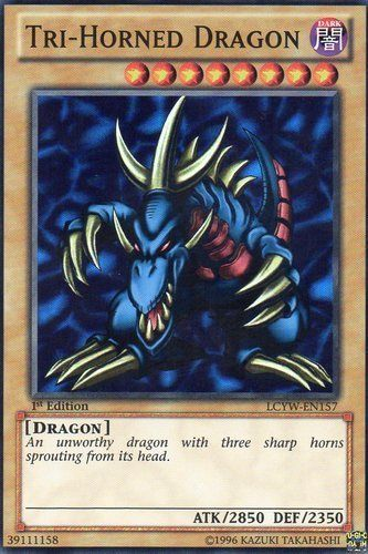 Tri-Horned Dragon [LCYW-EN157] Super Rare | Black Swamp Games