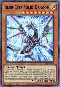 Blue-Eyes Solid Dragon (Blue) [LDS2-EN014] Ultra Rare | Black Swamp Games