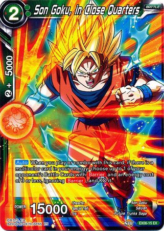 Son Goku, in Close Quarters [EX06-15] | Black Swamp Games