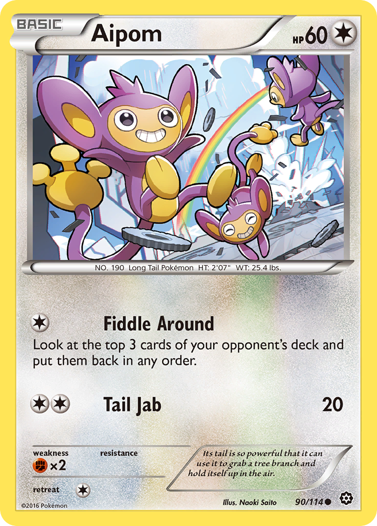 Aipom (90/114) [XY: Steam Siege] | Black Swamp Games