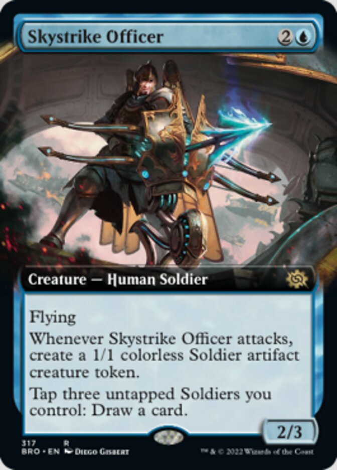 Skystrike Officer (Extended Art) [The Brothers' War] | Black Swamp Games