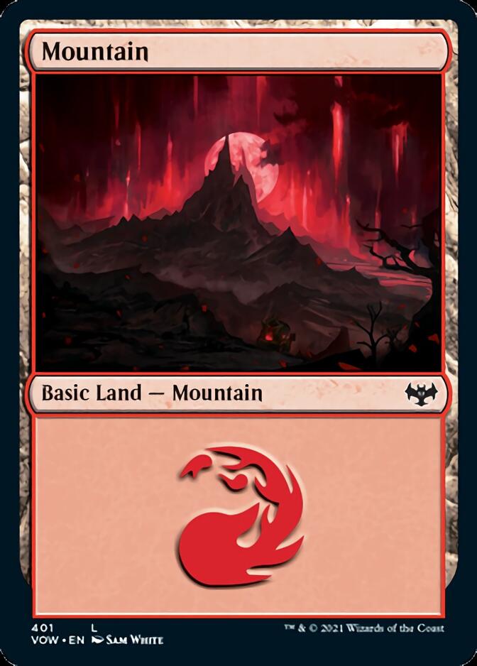 Mountain (401) [Innistrad: Crimson Vow] | Black Swamp Games