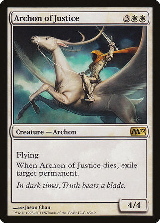 Archon of Justice [Magic 2012] | Black Swamp Games