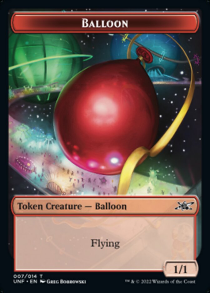 Balloon Token [Unfinity Tokens] | Black Swamp Games
