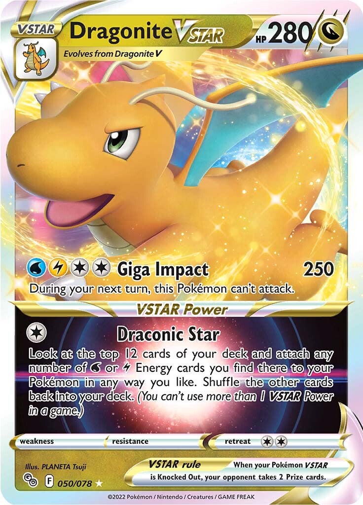 Dragonite VSTAR (050/078) [Pokémon GO] | Black Swamp Games